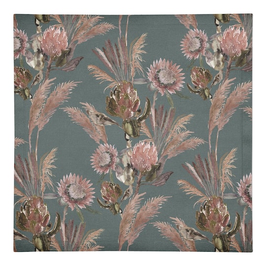 Protea Blooms Cotton Twill Napkin